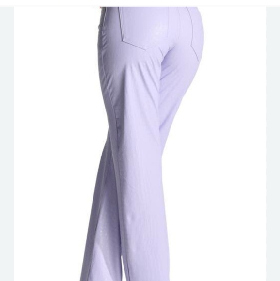 Naked Wardrobe Textured Lavender Pants - Picture 2 of 5